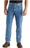 Straight/Traditional-Fit Tapered-Leg Jean