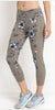 Mocha Hibiscus Print Legging