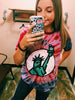 Lady Liberty Tye-Dye Tee