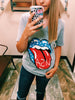 Women's USA Rolling Stones Tee